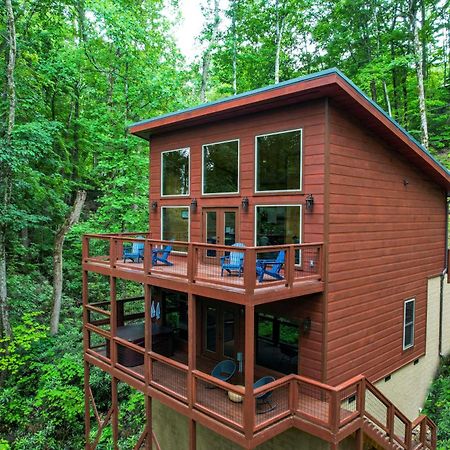 New Cozy Mountain Cabin Hot Tub Near Downtown Гетлинбург Екстериор снимка